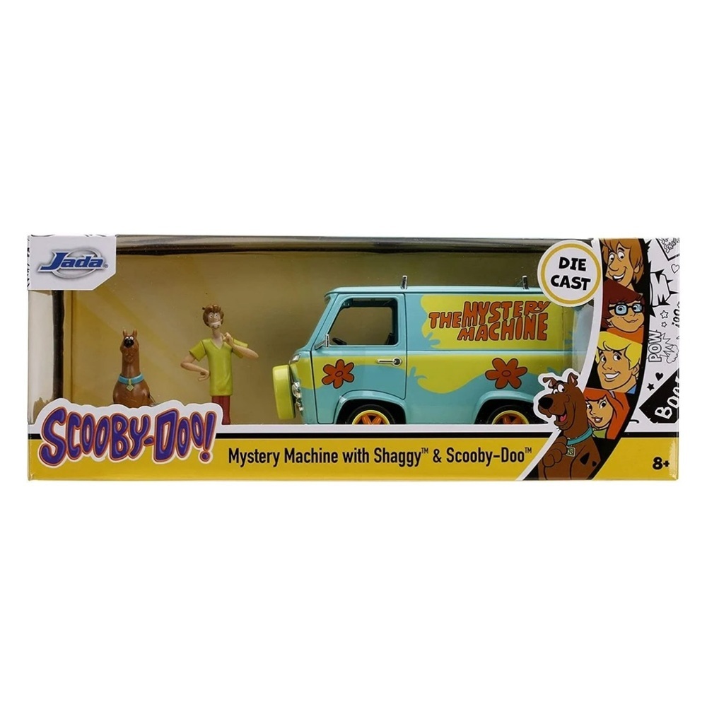 Jada 1:24 Diecast Mystery Machine with Scooby, Green